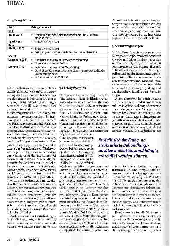 Vorschauseite 6: Integrierte Versorgung-zwischen Anspruch, Wirklichkeit und Evidenz in der Forschung
