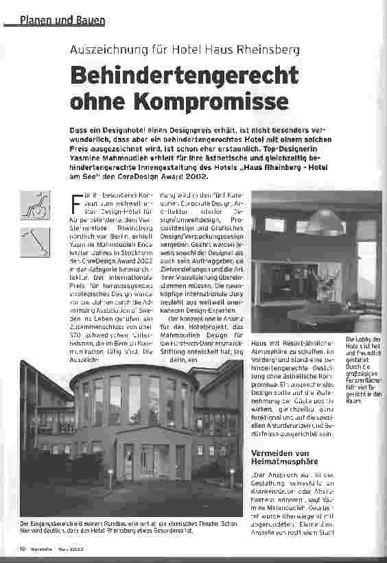 Vorschauseite 1: Behindertengerecht ohne Kopmpromisse