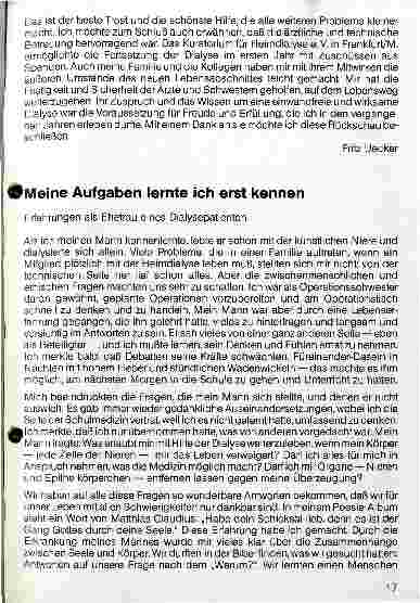 Vorschauseite 3: Dialyse als Aufgabe des Kranken