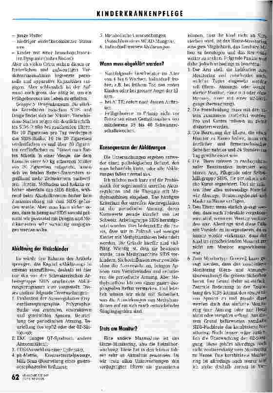 Vorschauseite 3: . .. und wachte nicht mehr auf SIDS: Der plötzliche Kindstod - ein Referat