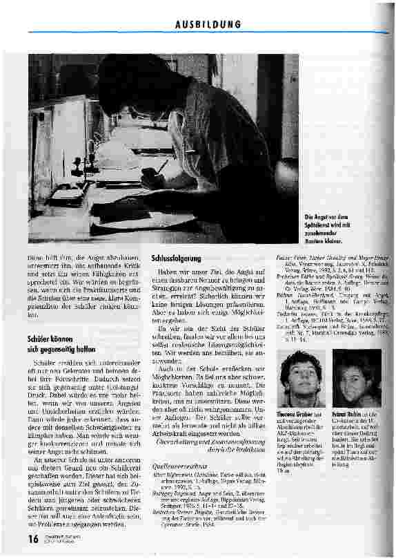 Vorschauseite 5: Das Zittern vor dem ersten Abenddienst Die Angst vor der Verantwortung in der Ausbildung Diplomarbeit