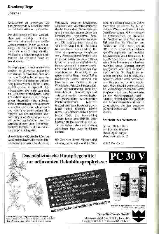 Vorschauseite 2: Die zentrale Rolle des zellulären Immunsystems in der Wundheilung