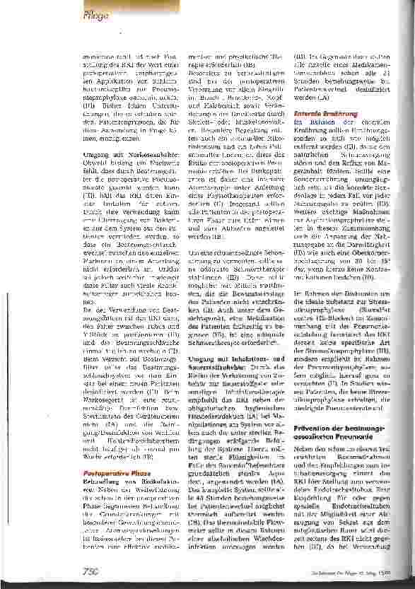 Vorschauseite 3: Prävention der nosokomialen Pneumonie