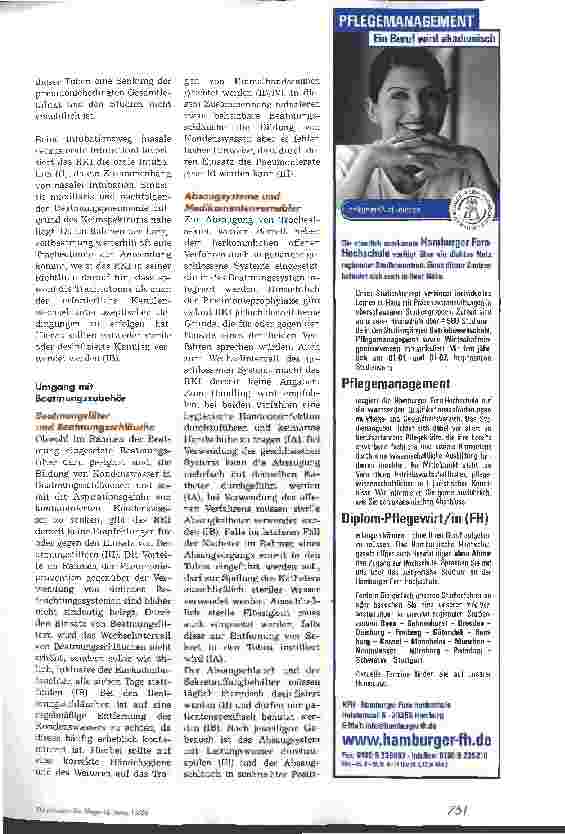 Vorschauseite 4: Prävention der nosokomialen Pneumonie