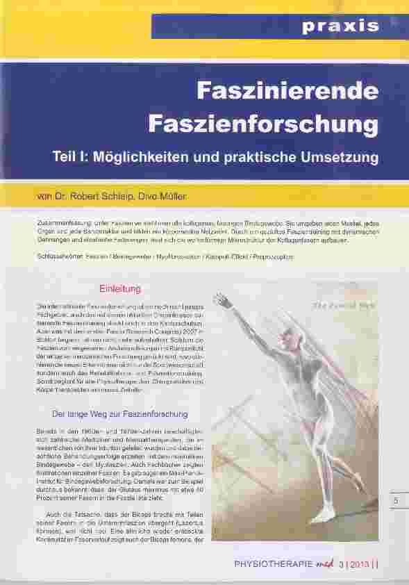 Vorschauseite 1: Faszinierende Faszienforschung Teil 1: Möglichkeiten und praktische Umsetzung
