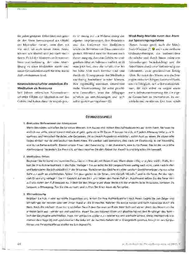 Vorschauseite 3: Die Kraft des Atems - Wenn aus der Atemtherapie eine Meditation wird