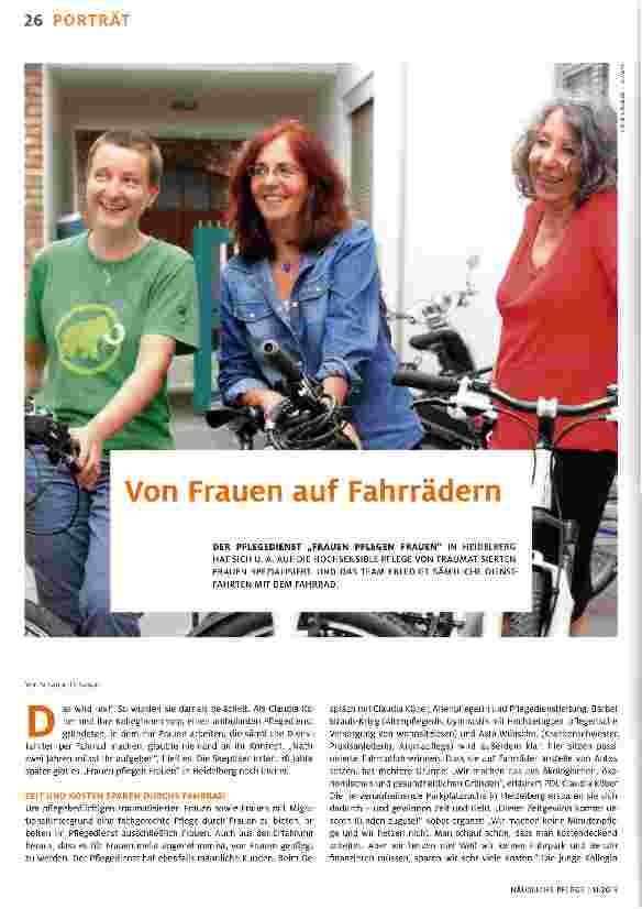 Vorschauseite 1: Von Frauen auf Fahrrädern