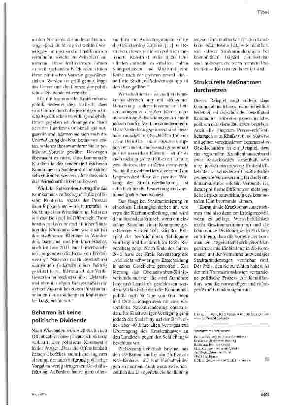Vorschauseite 3: Auf das richtige Maß kommt es an