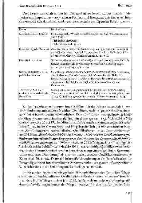 Vorschauseite 6: Interdisziplinäres Lernen in der Pflegewissenschaft - mit einem Modell für fallbezogene Projektarbeit