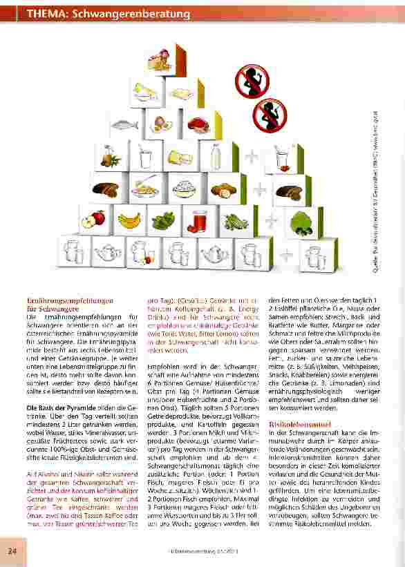 Vorschauseite 3: Ernähran in der Schwangerschaft Beratung brinst es