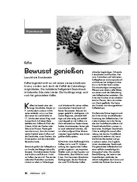 Vorschauseite 1: Kaffee Bewusst genießen