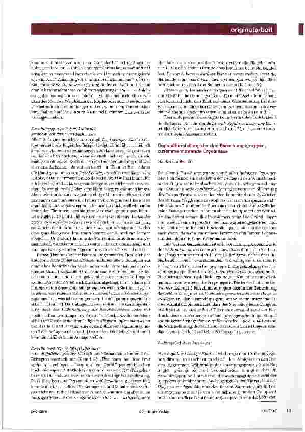 Vorschauseite 5: Wahrnehmungen von Angehörigen und Pflegenden bei Sterbenden mit Demenz