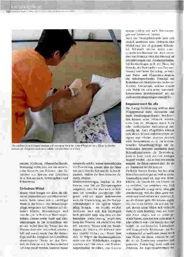 Vorschauseite 3: Frischer Wind im Pflegeheim