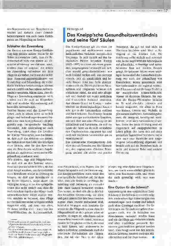 Vorschauseite 4: Frischer Wind im Pflegeheim