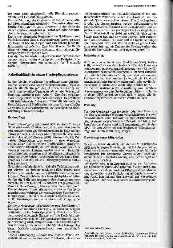 Vorschauseite 4: Aufbereitung medizinisch-technischer Geräte in einem Gerätepflegezentrum