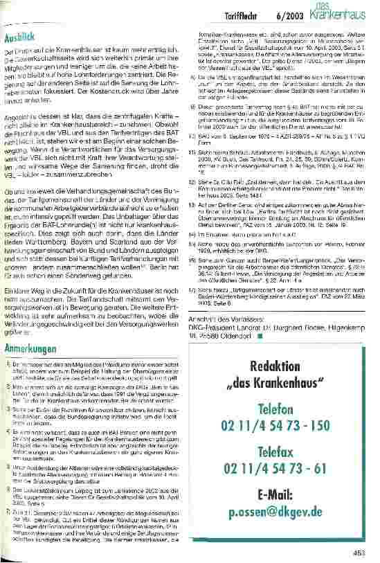 Vorschauseite 5: Flucht aus dem BAT und aus der Zusatzversorgung?