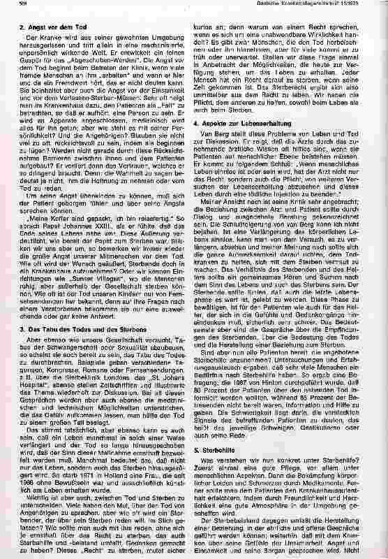 Vorschauseite 2: Menschen im Angesicht des Todes