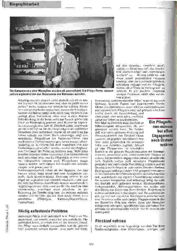 Vorschauseite 6: Leben erleben Biographiearbeit in ambulanten Diensten