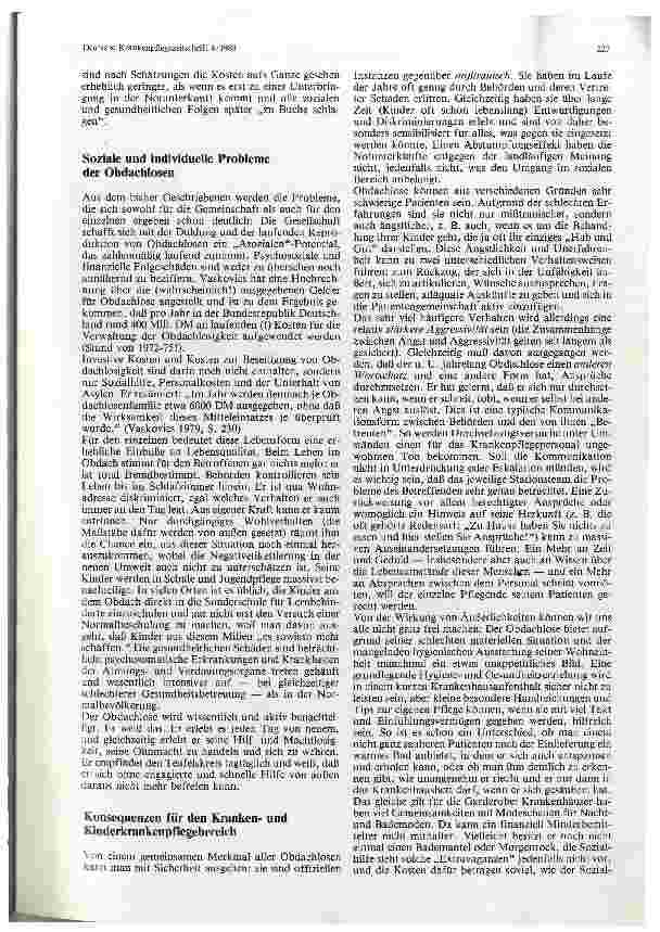 Vorschauseite 6: Randgruppen in der Bundesrepublik Deutschland