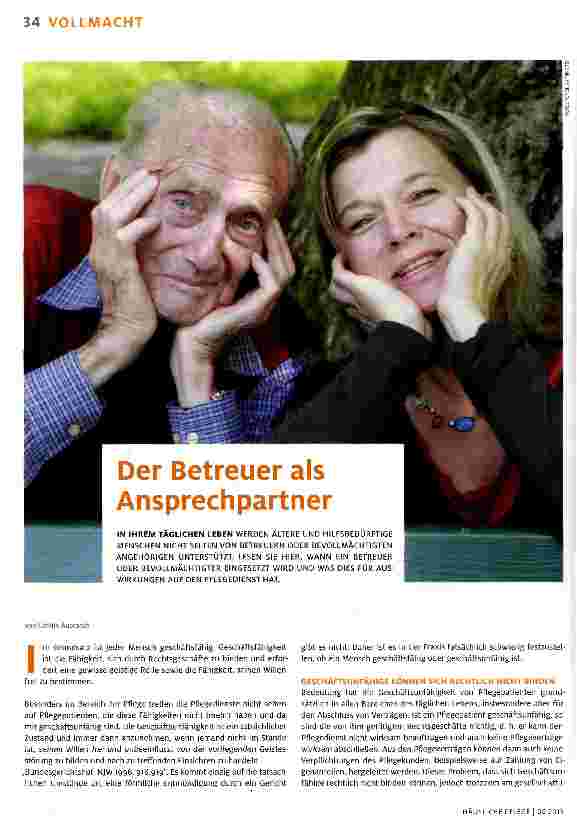 Vorschauseite 1: Der Betreuer als Ansprechpartner