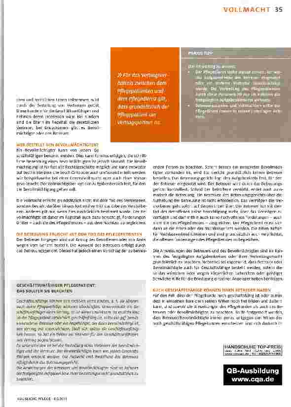 Vorschauseite 2: Der Betreuer als Ansprechpartner