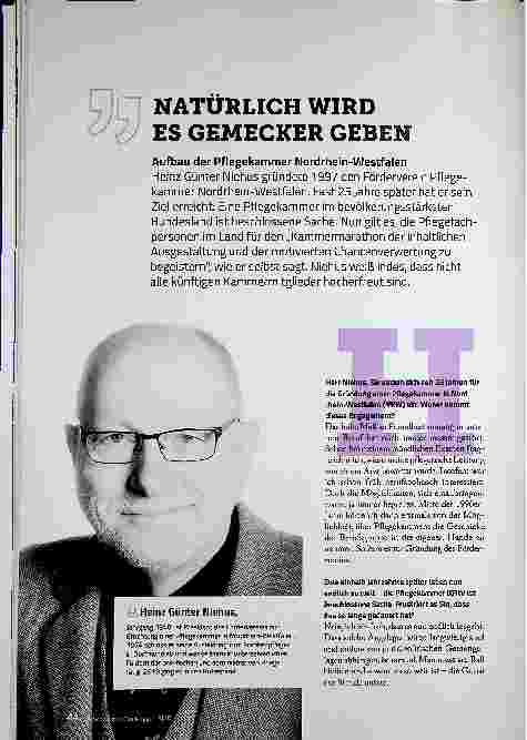 Vorschauseite 1: NATÜRLICH WIRD ES GEMECKER GEBEN.