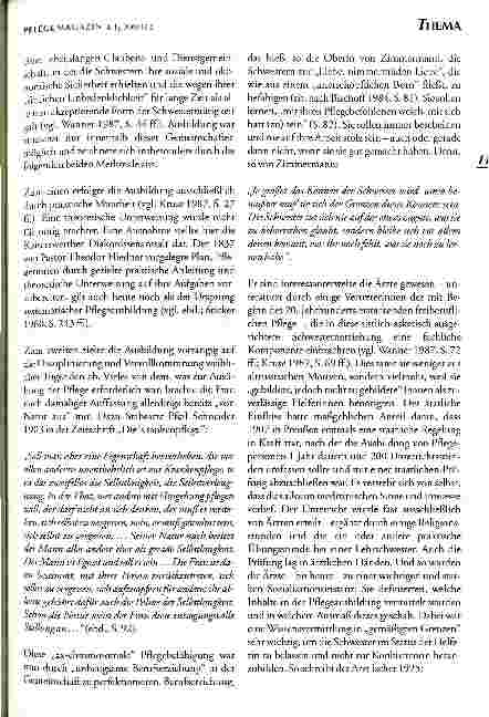 Vorschauseite 2: An sich selbst zu denken, ist schlechte Gewohnheit... Von der Schwesternerziehung zur Pflegepädagogik