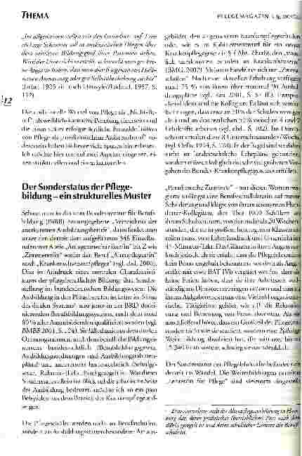 Vorschauseite 3: An sich selbst zu denken, ist schlechte Gewohnheit... Von der Schwesternerziehung zur Pflegepädagogik