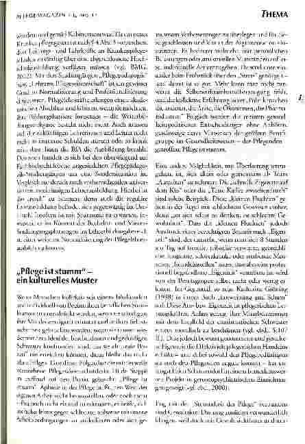 Vorschauseite 4: An sich selbst zu denken, ist schlechte Gewohnheit... Von der Schwesternerziehung zur Pflegepädagogik
