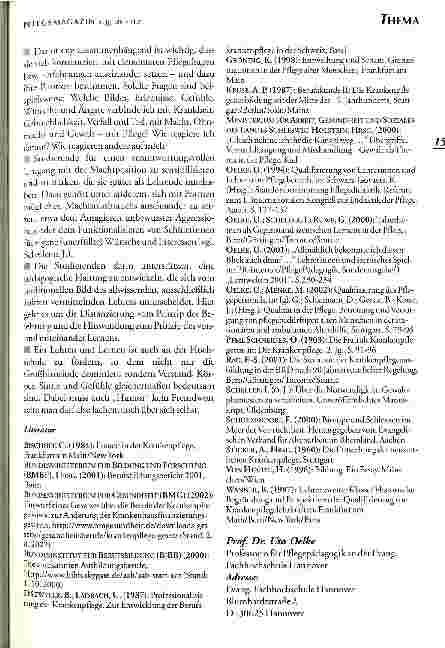 Vorschauseite 6: An sich selbst zu denken, ist schlechte Gewohnheit... Von der Schwesternerziehung zur Pflegepädagogik