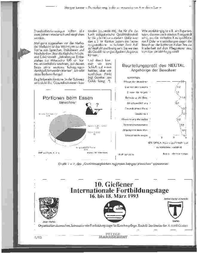 Vorschauseite 4: Pionierleistung in der schweizerischen Altersheim-Szene: Berlinger Altersinstitutionen ließen sich qualifizieren