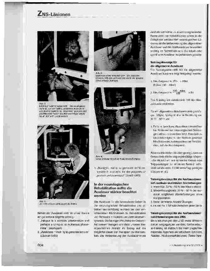 Vorschauseite 2: Training von Ausdauer und Kraftausdauer bei Menschen mit ZNS-Läsionen im Rahmen des heutigen Bobath-Konzepts