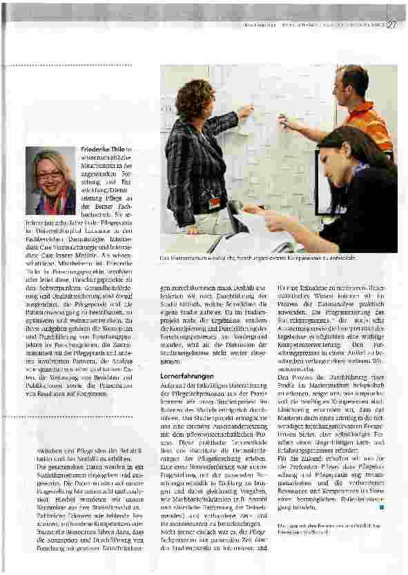 Vorschauseite 2: Vier Autorinnen - vier Berufsfelder