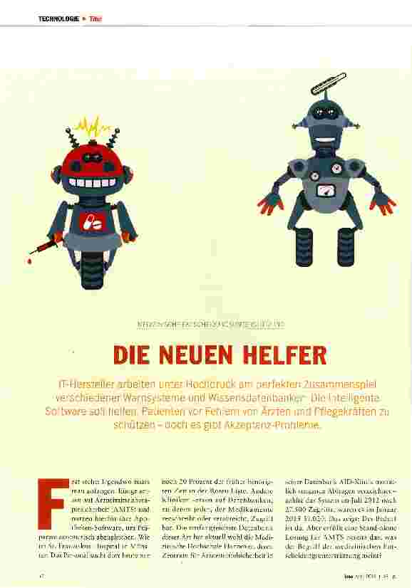 Vorschauseite 1: DIE NEUEN HELFER