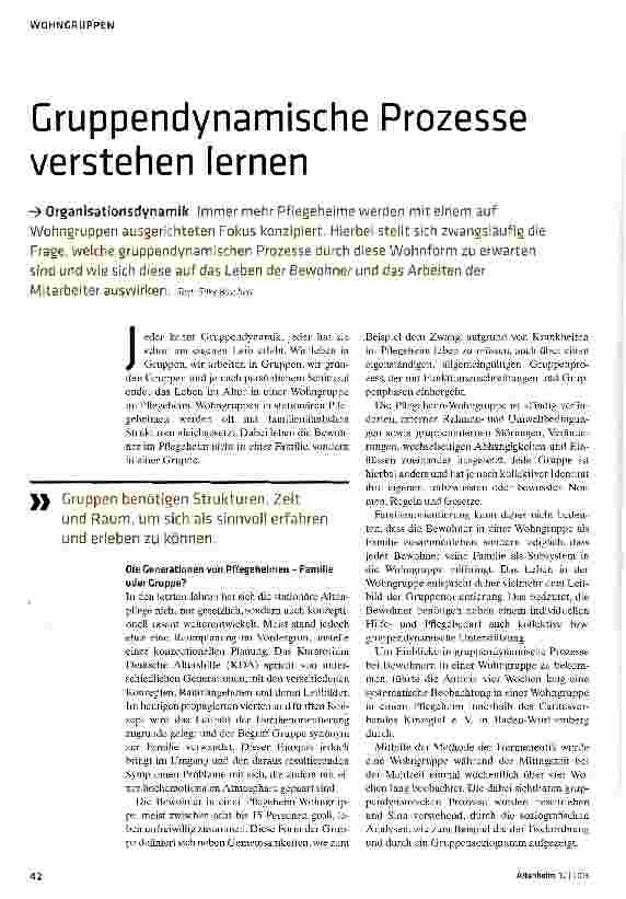Vorschauseite 1: Gruppendynamische Prozesse verstehen lernen