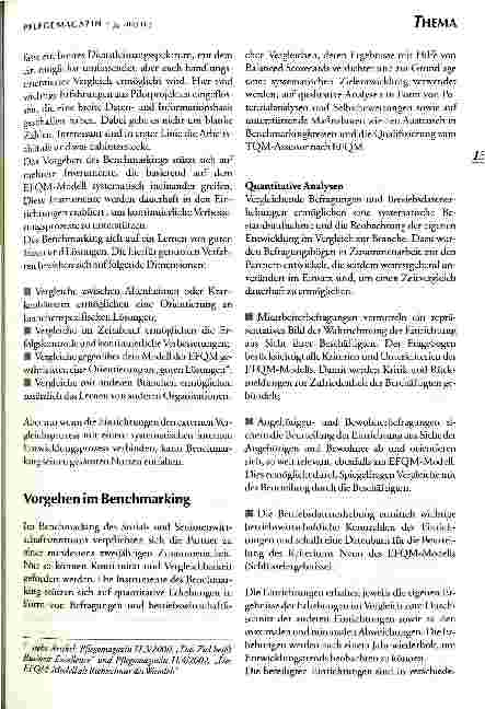 Vorschauseite 3: Benchmarking in der Sozialund Seniorenwirtschaft