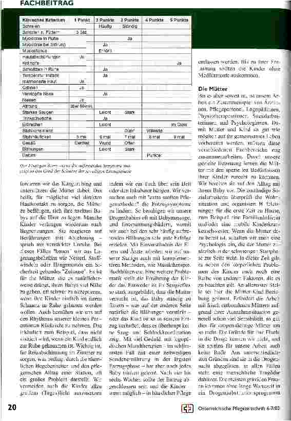 Vorschauseite 2: Drogenabhängigkeit wider Willen: Drogenentzug bei Neugeborenen