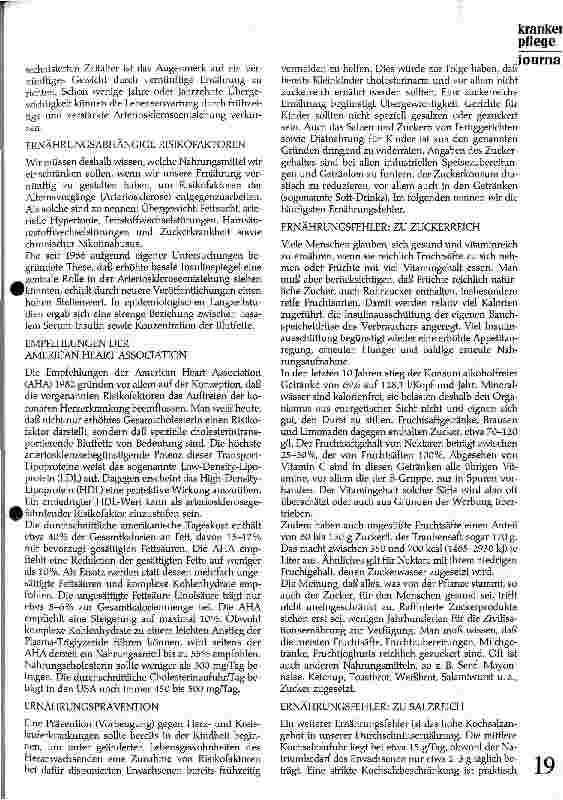 Vorschauseite 2: Normale Ernährung und häufige Ernährungsfehler