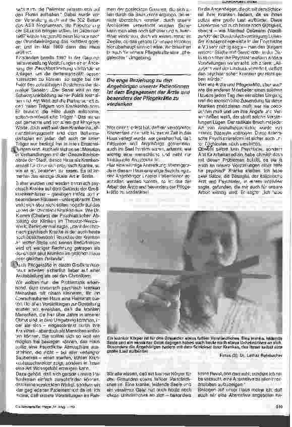 Vorschauseite 2: Der Arbeiter-Samariter-Bund als Bindeglied in der Psychiatrieversorgung einer Großstadt