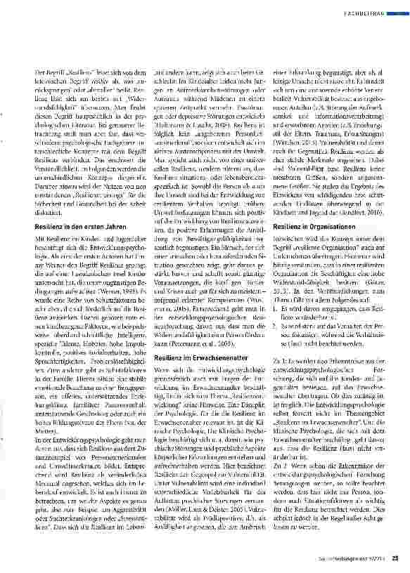 Vorschauseite 2: Resilienzcoachings: Alter Wein in neuen Schläuchen?