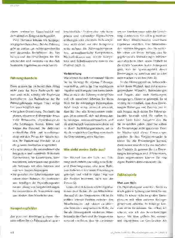 Vorschauseite 2: Starthilfe für die neue Leitungskraft Teil 1: Führungsverständnis und Führungsrolle