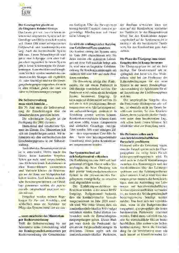 Vorschauseite 4: Die Krankenhäuser unter dem Zwang zur Anpassung