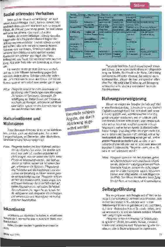 Vorschauseite 3: Der stört ja immer - Der Umgang mit abweichenden Verhaltensweisen überfordert oft die Pflegenden