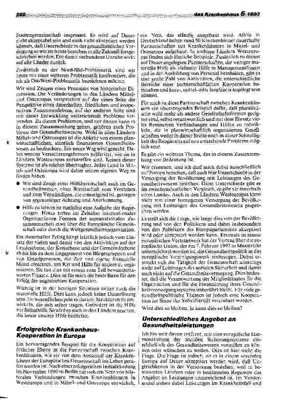 Vorschauseite 3: Gesundheitspolitik in einer sich wandelnden Welt Rede z.28.Kongreß d.International Hospital Federation (IHF),Madrid 93
