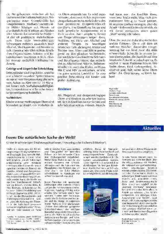 Vorschauseite 4: Ein schwerer Start ins Leben ...