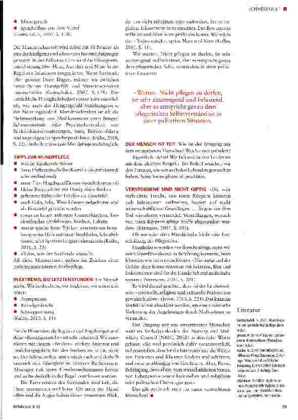 Vorschauseite 3: Stille Pflege