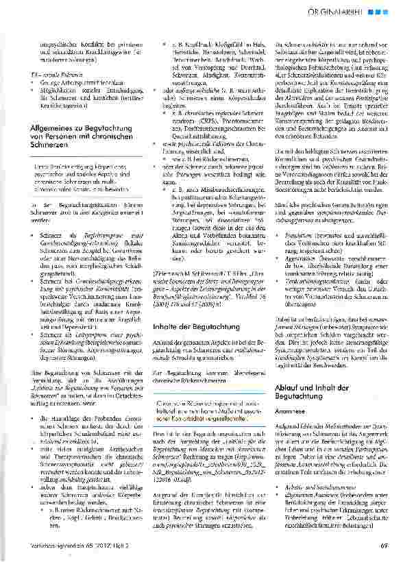 Vorschauseite 2: Diagnostik, Therapie und Begutachtung chronischer Rückenschmerzen