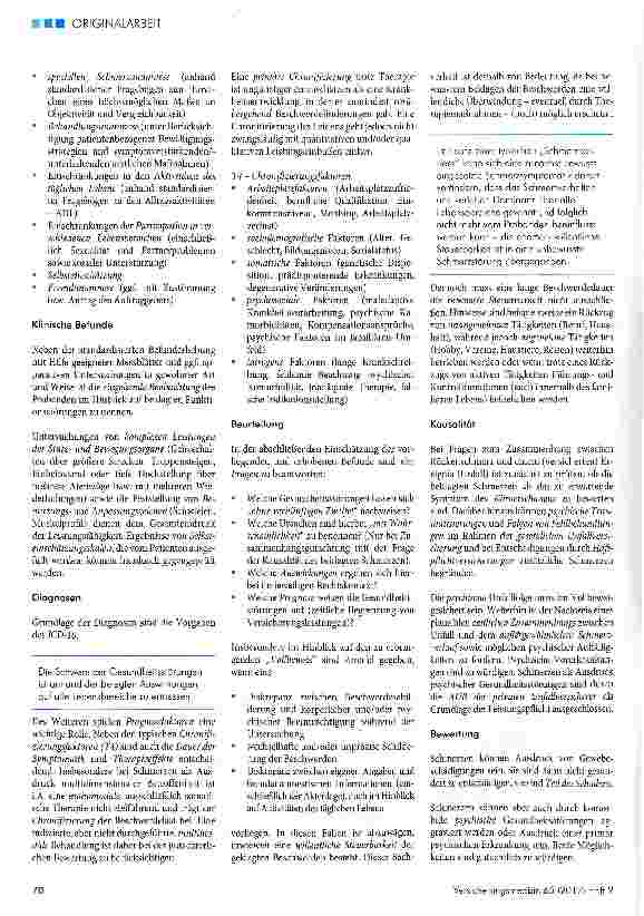 Vorschauseite 3: Diagnostik, Therapie und Begutachtung chronischer Rückenschmerzen