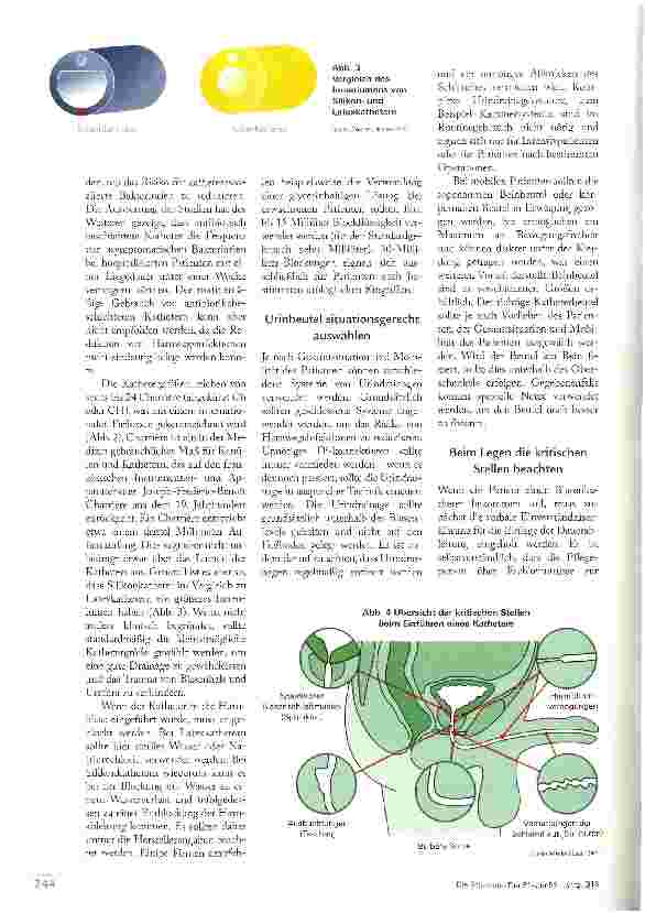 Vorschauseite 3: HARN KATHETER: NEUE LEITLINIE GIBT HINWEISE ZUR PFLEGE