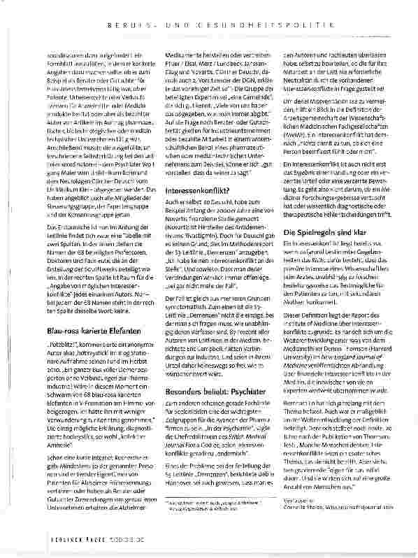 Vorschauseite 3: Problematische Kontakte